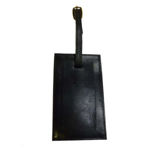 Luggage Tag in Panda Tartan - Reduced to Clear