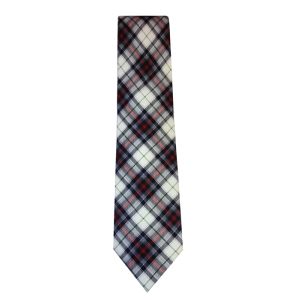 Silk Tie in Panda Tartan