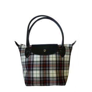 Panda Tartan Tote Bag