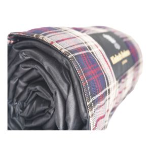 The Kinloch Anderson Picnic Rug in Kinloch Anderson Dress Tartan with wax waterproof backing