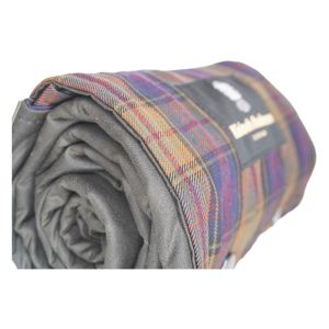 The Kinloch Anderson Picnic Rug in Kinloch Anderson Tartan with wax waterproof backing