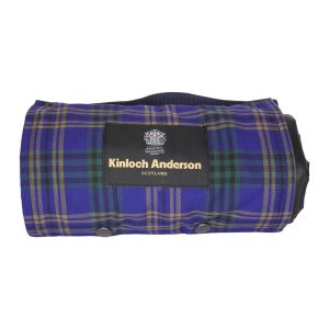 St Andrews University tartan picnic rug