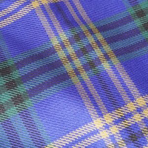The Kinloch Anderson Picnic Rug in the St Andrews University Tartan with wax waterproof backing