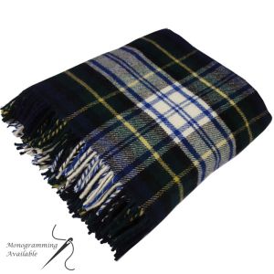 Pure New Wool Rug in Dress Gordon Modern Tartan