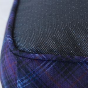 Large Dog Bed in Washable Tartan and Tweed - Made to Order