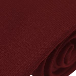Red Ruby plain wool tie to tone with kilt