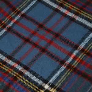 Lambswool throw rug in Anderson tartan