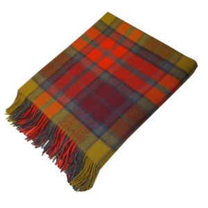 Lambswool throw in Buchanan Berry Tartan