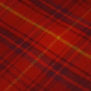 Lambswool Throw in Kinloch Anderson Rowanberry Tartan
