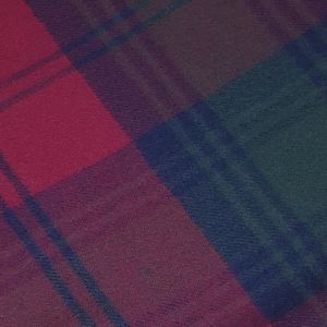 Lambswool Throw Blanket in Lindsay Tartan