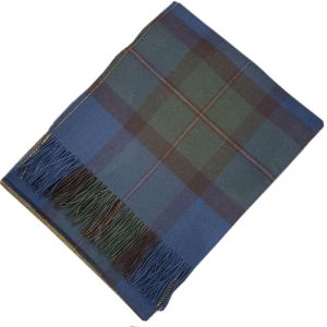 Lambswool Throw in Macleod of Harris Antique Tartan