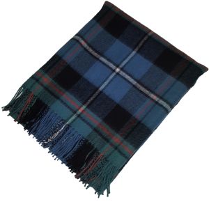 Lambswool Throw in Robertson Ancient Hunting Tartan