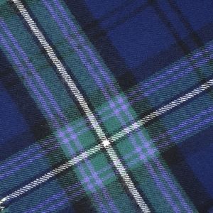 Lambswool Throw Rug in Scottish Rugby Tartan