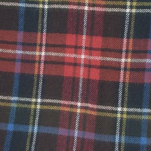 Lambswool Throw in Stewart Brown Tartan sett