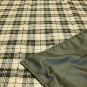 The Kinloch Anderson Picnic Rug - Kinloch Anderson House Tartan with Wax Waterproof Back
