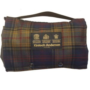 The Kinloch Anderson Tartan Picnic Rug - Wax Waterproof Back
