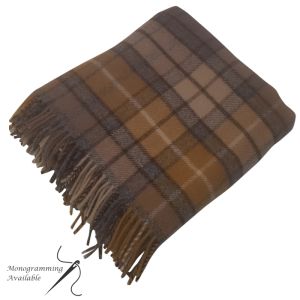 Pure New Wool Rug in Buchanan Natural Tartan 
