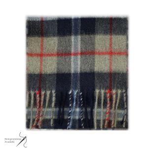 Cashmere Scarf in Douglas Navy Tartan