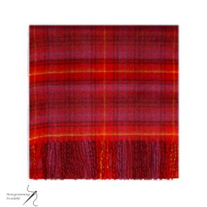Cashmere Scarf in Kinloch Anderson Rowanberry Tartan