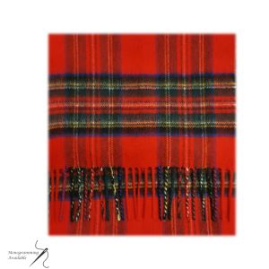 Cashmere Scarf in Stewart Royal Tartan
