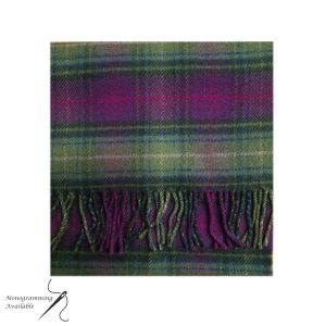 Lambswool Scarf in Kinloch Anderson Heather Tartan