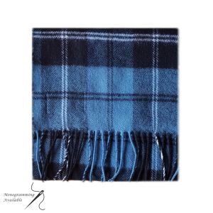 Lambswool Scarf in Ramsay Blue Tartan