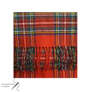 Lambswool Scarf in Stewart Royal Tartan