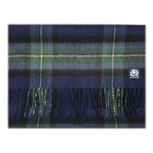 Official Scottish Rugby Union Tartan Oversized Lambswool Scarf - 'As One'