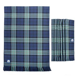 Scottish Rugby Tartan Table Runner and 8 Napkin Set