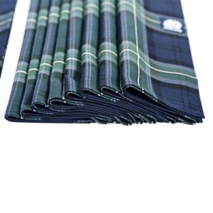 Scottish Rugby Tartan Table Runner and 8 Napkin Set