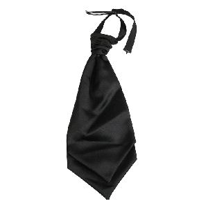 Scrunchie Cravat Black