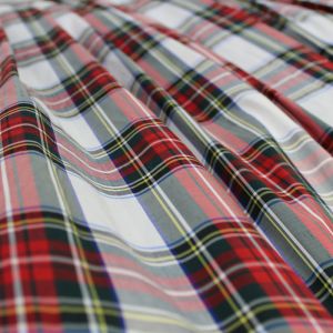 Silk tartan by the metre