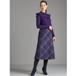 Bias Cut Skirt Below the Knee