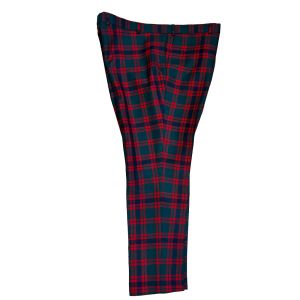 Straight Waistband Trousers in Skene Modern Tartan