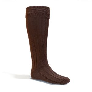 Brown Kilt Hose with Celtic Top
