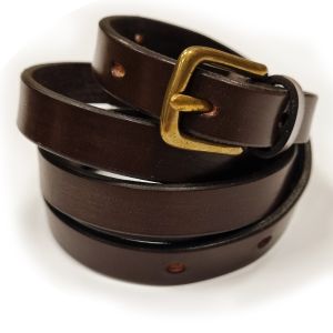 Bridle Leather Sporran Strap - in Chestnut Leather