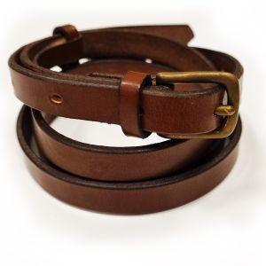 Bridle Leather Sporran Strap - in Conker Leather