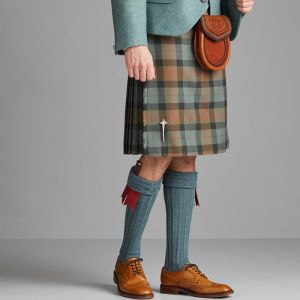 Tan Brogued Hand Bound Leather Day Wear Sporran