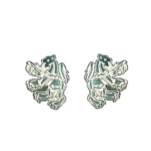 Sterling Silver Lion Rampant Cufflinks
