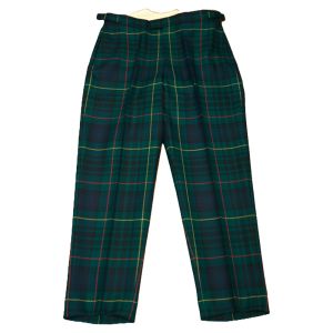 Fishtail Trousers in Stewart Hunting Modern Tartan