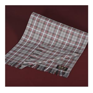 Christmas Table Runner in Kinloch Anderson Castle Grey Tartan