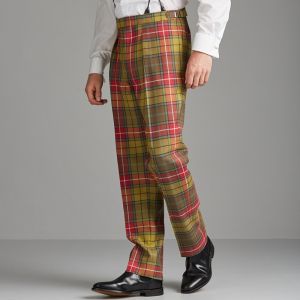 Kinloch Anderson Tartan Trousers - Fishtail Back