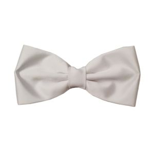 Pre Tied Bow Tie, White