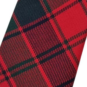 Robertson Red Tartan Tie in Pure New Wool