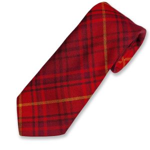 Kinloch Anderson Rowanberry Wool Tie Slimline