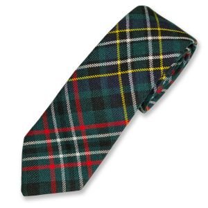 Scott Green Modern Tartan Tie in Pure New Wool
