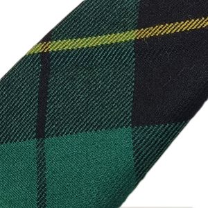 Wallace Hunting Muted Tartan Tie in Pure New Wool