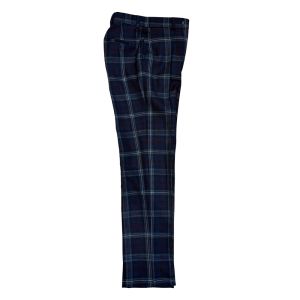 Straight Waistband Trousers in Warrior Poet Tartan