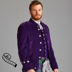 Sheriffmuir Vest, Velvet or Coloured Worsted, 7 buttons Special Order