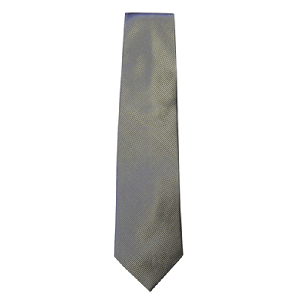 Wedding Tie in Pure Silk Silver Grey in Pinstripe design
